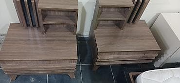Мебель: Yataq otağı mebel dəsti - Material: ağac teksturalı laminat/MDFlam — 5