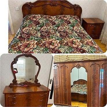gul: İkinəfərlik çarpayı, Termo, Dolab, 2 tumba, İşlənmiş — 1