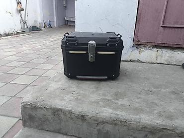 reflektor: Motosiklet üçün arxa aluminyum baqaj qutusu - Material: möhkəm — 1