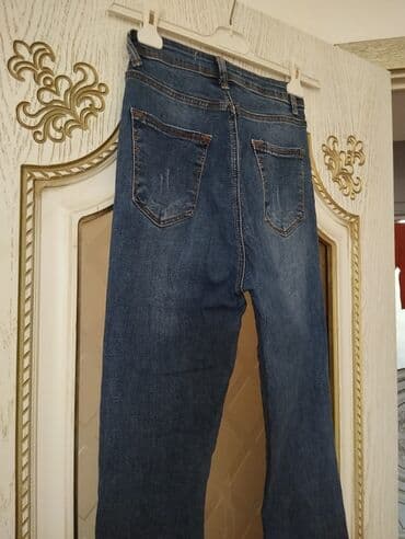 usaq ucun cins pencekler: Cins şalvar 36 S razmer 2 3 dəfə geyinilib — 3