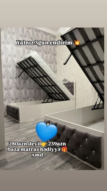 tap az dolab: Yeni, Təknəfərlik çarpayı — 1