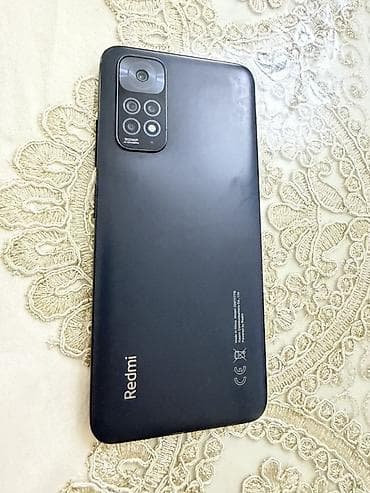 Redmi 11, 128 GB, rəng - Qara, Barmaq izi