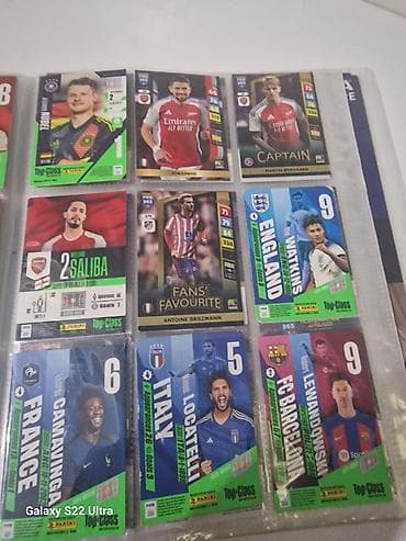 world cup: Panini FIFA 365 və Top Class futbol kolleksiya kartları albomu - — 2
