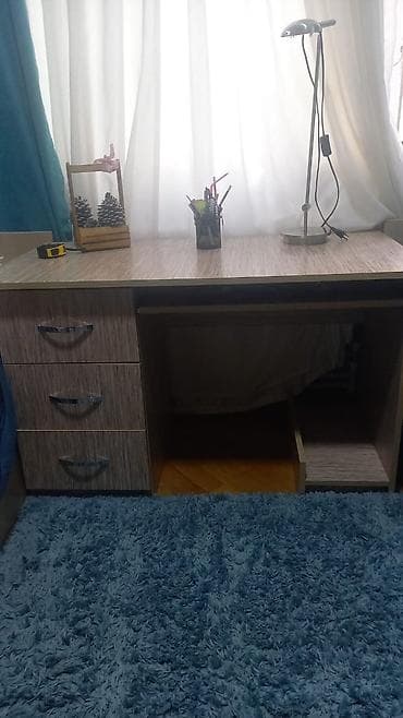 Kompüter masası, İşlənmiş, Açılmayan, DSP, Dördbucaq masa — 1