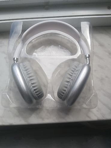 televizor wifi smart: Gümüş rəngli over-ear bluetooth qulaqcıq — 2