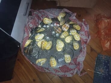 led isiqlar tavan ucun: Led Çılçıraq, 4 və daha çox lampa, Metal — 2