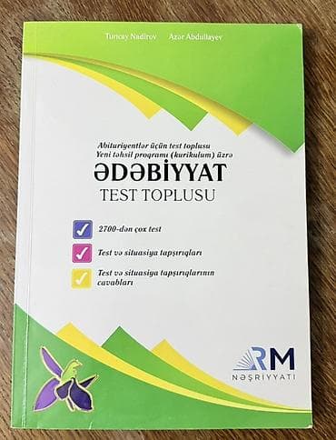 Ədəbiyyat Test Toplusu – abituriyentlər üçün, yeni təhsil proqramı