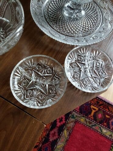 обеденный набор: Çərəz qabı.Sovet malıdır və əla vəziyyətdədir.Təzədir — 3