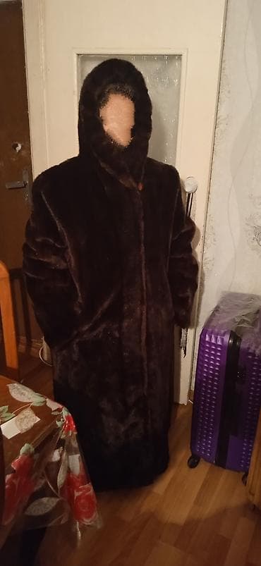 женские шапки из кролика: Шуба, L, цвет - Коричневый — 8