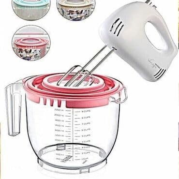 2 reqem tortu: Mikser qabı
Tutum:2.2 lt — 1