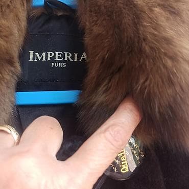 geyimler qadin: IMPERIA FURS qadın qirxilmish mink (стриженая норка) kürk montosu — 4