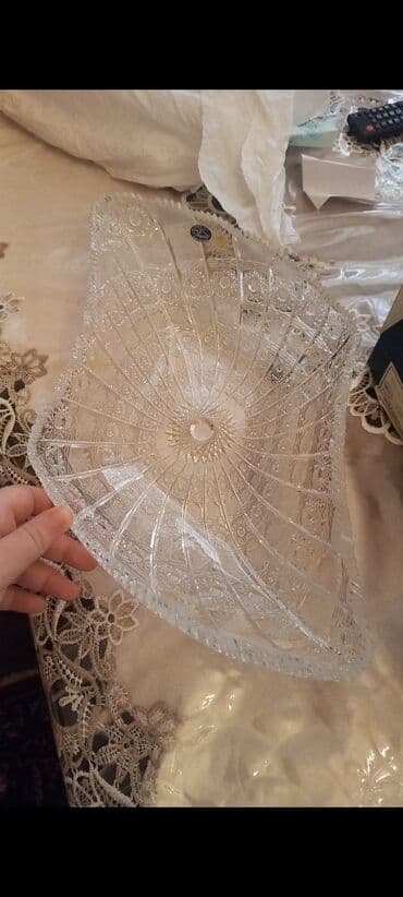 xrustal qutuda: Cox ucuz qiymete qutuda yeni Tom firmasi. islenmeyib Şəffaf büllur — 1