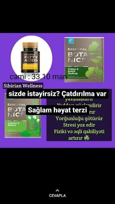 Tam tebii.bitki terkibli.hec bir kimyevi qatqisi olmayan.rusiya