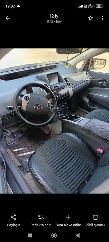 Motonəqliyyat: Toyota Prius: 1.5 l | 2006 il Sedan — 2