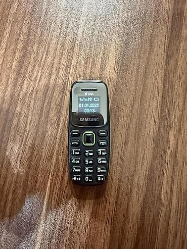 Samsung E1225, rəng - Qara, İki sim kartlı