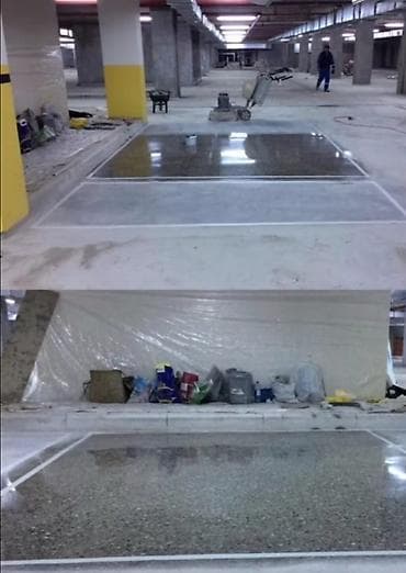 Xidmət: Beton döşəmələrin cilalanması və möhkəmləndirilməsi Təsvir: -