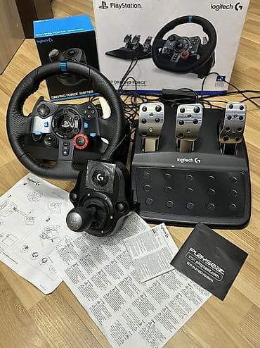 Logitech G29 1 ay istifadə olunub qutda qalıb neçə aydı, işlək — 2