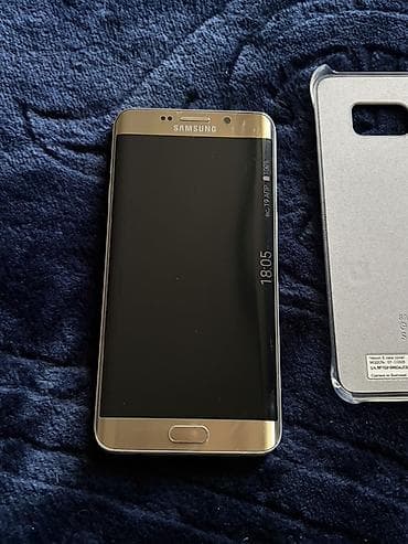 Samsung Galaxy S6 Edge Plus, 32 GB, rəng - Gümüşü, Sensor, Barmaq izi, Face ID