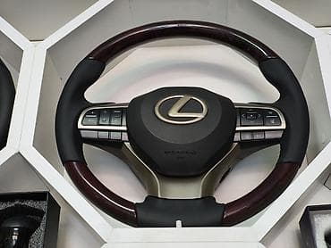 Lexus sükan çarxı – çoxfunksiyalı, ağac-dəri kombinasiyalı - Orijinal
