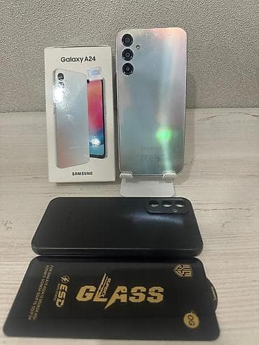 iphone 11 2ci el: Samsung Galaxy A24 4G, 128 GB, rəng - Gümüşü, Barmaq izi — 2