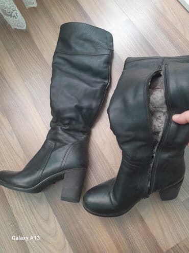 Çəkmə, Ölçü: 36, rəng - Qara, İşlənmiş