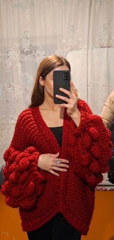 kardiqan modelleri instagram: Əl işi toxunma jaket Çox keyfiyyətli, qalın və yumşaq sapla toxunub — 4