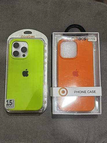 Elektronika: IPhone 15 Pro Max üçün telefon qabları hərəsi 10 azn istifadə — 1