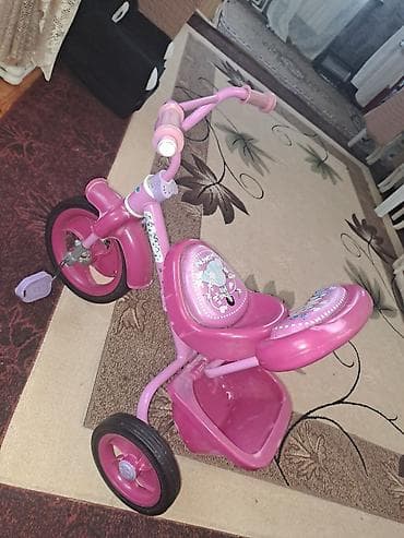 Uşaq üçtəkərli velosipedi - Rəng: çəhrayı/bənövşəyi tonlarda - 3