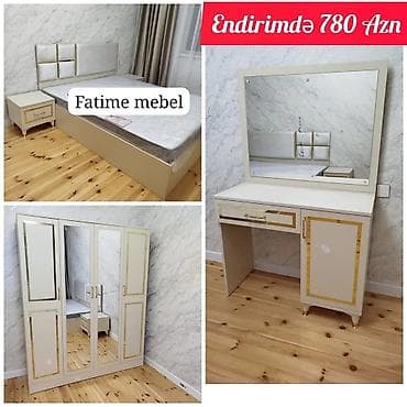 Yataq otağı mebel dəsti – Endirimdə 780 AZN Dəst tərkibi: - Bir