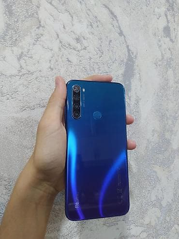 barter telefon iphone: Redmi Note 8, 128 GB, rəng - Mavi, Barmaq izi, Face ID — 1
