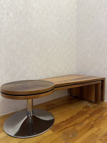 столик из двигателя: Jurnalniy masa. Mdf material. Problemi yoxdur. Cox funksional masadir — 2