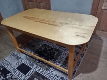 Столы: Гостиный стол, Новый, Нераскладной, Дерево, Прямоугольный стол — 3