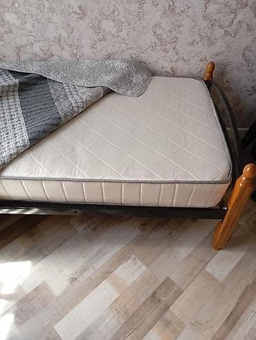 matras dosek: İşlənmiş, Təknəfərlik çarpayı, Bazasız, Matras ilə, Siyirməsiz, Azərbaycan — 5