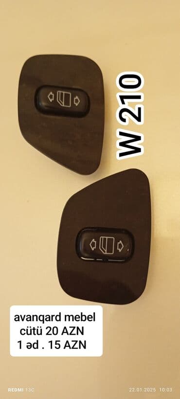 yeşqa mersedes: Mercedes Benz salon aksesuarları . Qiyməti malın üzərində qeyd olunub — 8