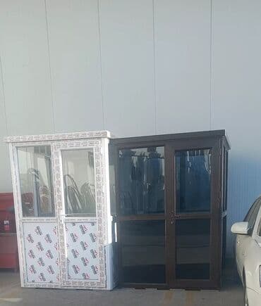 kiosk: Mühafi̇ze butkalari. Rəngli̇ qara BİŞMİŞ şüşəli̇=150×150×220=1490 man — 5