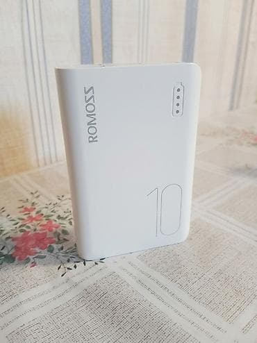tank x: ROMOSS 10 seriyalı powerbank Xüsusiyyətlər: - Ağıllı enerji bankı, ağ — 1