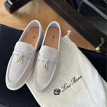 Çəkmələr: Loro Piana mokasinləri - Model: Zərif tasselli mokasin - Rəng: Açıq — 1