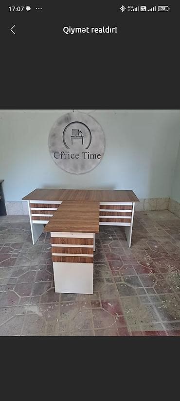 dərs masasi: Yeni, İşçi üçün, Dördbucaq masa — 1