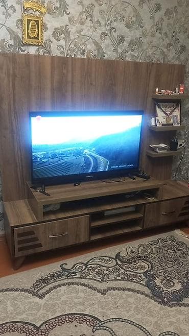 mebel servant: Satılır: ev əşyaları dəsti - Künc divan: L formalı, mavi rəngli — 1