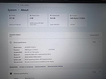 ucuz kompüter: İşlənmiş Lenovo LOQ, 15.6 ", AMD Ryzen 5, 512 GB, Ünvandan götürmə, Ödənişli çatdırılma, Rayonlara çatdırılma — 10