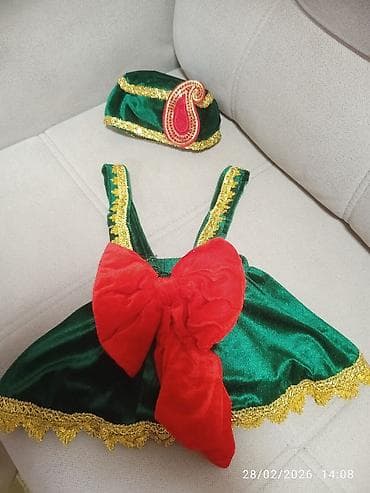 qirmizi don: Yeni il və Novruz geyimidir.Geyim 1-2 yaşlı uşaq üçündür.Heç — 5