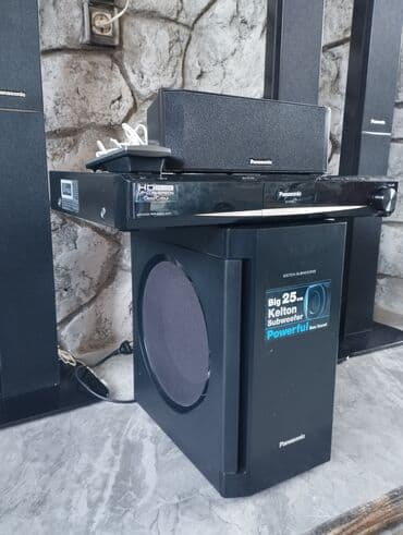 islenmis kalonkalar satisi: Panasonic ev kinoteatrı – tam komplekt 5.1 akustik sistem — 8