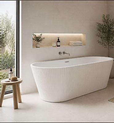 hamamlar: Müstəqil vanna modelləri – premium dizayn və rahatlıq - Material — 2