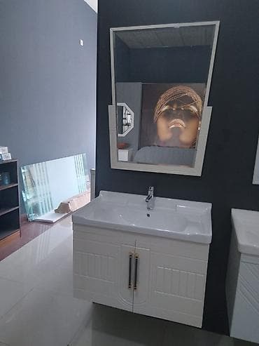 ev ucun generator: Banyo mebeli və üzlük dəstləri - Müxtəlif dizaynda asma və döşəmə — 8