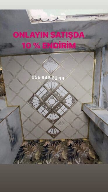 zal ucun alcipan fiqurları: Подвесной потолок, Металл, Влагостойкая, Бесплатная доставка, Платная установка, C гарантией — 4