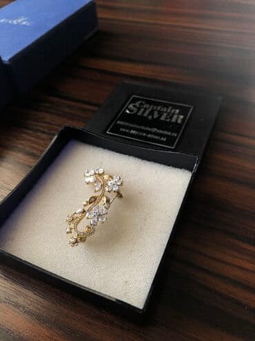 qiymətli daş adları: Captain Silver broshu original 925 — 2