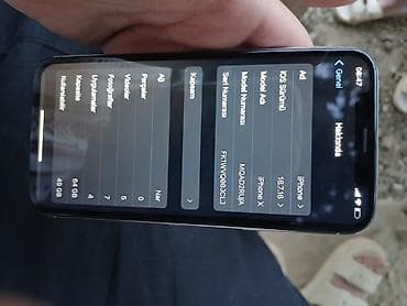 iphone x satisi: IPhone X, 64 GB, Gümüşü — 2