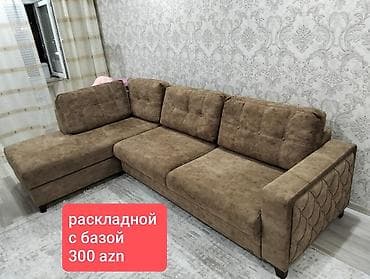 krep parca: Künc divan, İşlənmiş, Açılan, Bazalı, Parça, Çatdırılma yoxdur — 1