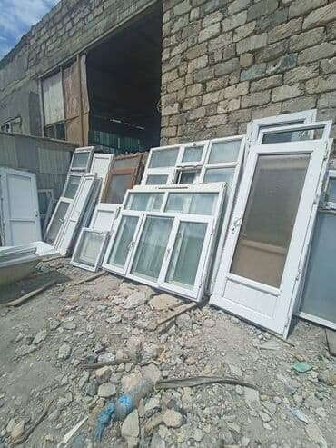 qapi pencere plastik: HAZIR qapıların, pəncərələrin satışı həmçinin istənilən formada qapı — 1