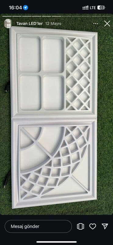 led lupa: Tavan LED panelləri – dekorativ asma tavan üçün işıqlandırma — 1